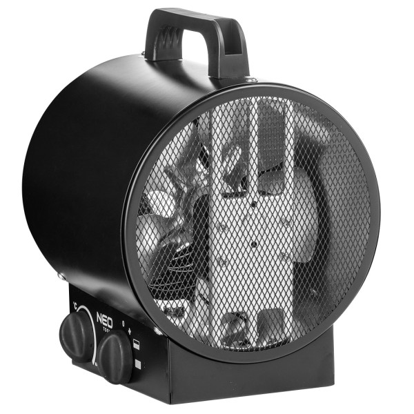 Промислова теплова гармата Neo Tools 3кВт (нержавіюча сталь) 291 м³/год (90-066) - фото №3