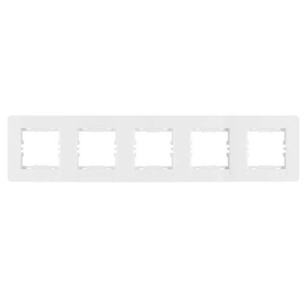 Рамка Nilson Selene белая 5-я ( 23110095 )