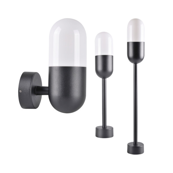 Вуличний світильник Goldlux 314147 Horten E27 1x10W IP44 BK - фото №3