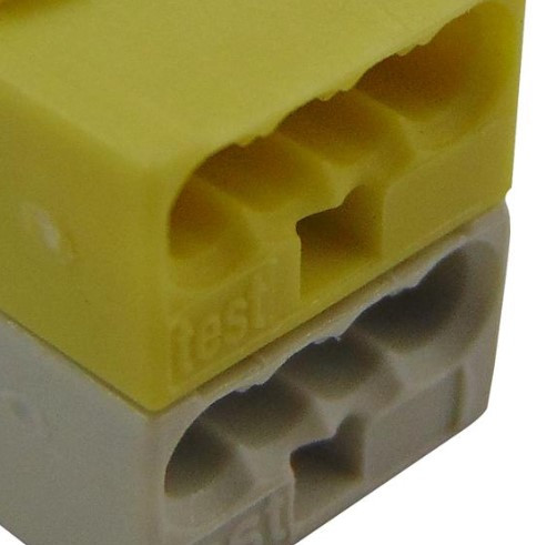 Микро-клемма для распределительных коробок, на 8 проводников, 243-212 темно-серая, WAGO - фото №2