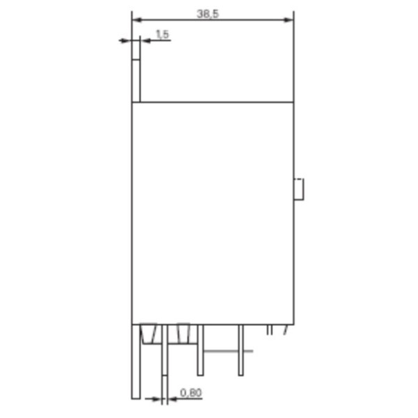 Силе реле Schrack RM3327305E 230В AC 10А Faston 187 - фото №2