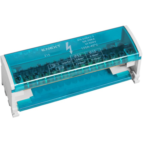 Нулевая шина E.Next e.cbs.pro.2.11 на DIN-рейку (p0650002)