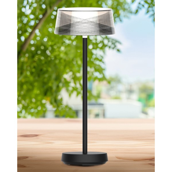 Светильник уличный портативный Goldlux 329899 Casablanca LED 1x3.4W 2700K 270Lm IP44 черный - фото №2