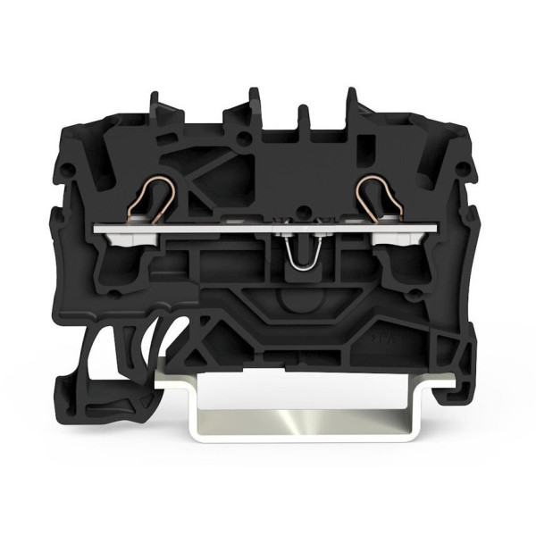 Проходная клемма Wago 2002-1205 Topjob S 2,5мм (черная)