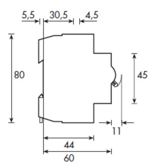 Автоматичний вимикач для захисту двигуна Schrack BE400309 4-6,3А 3P - фото №4