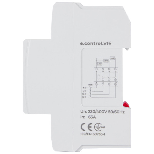 Реле контроля фаз E.Next e.control.v16 63А 3 NO з індикацією (p0690026) - фото №2