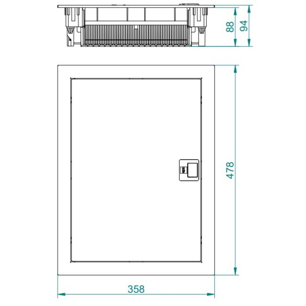 Распределительный щиток Elektro Plast 2002-00-MSF-U-28-IP30 - фото №1