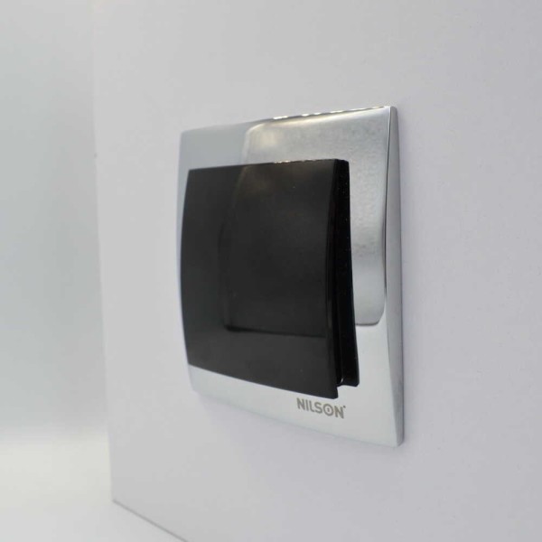 Вимикач Nilson Touran чорний 1кл ( 24221001 ) - фото №5