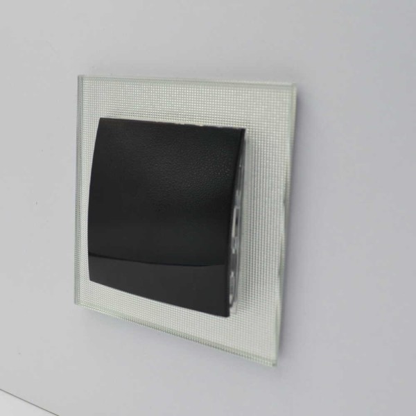 Вимикач Nilson Touran чорний 1кл ( 24221001 ) - фото №6