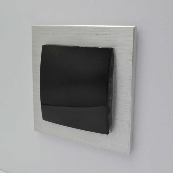 Вимикач Nilson Touran чорний 1кл ( 24221001 ) - фото №8