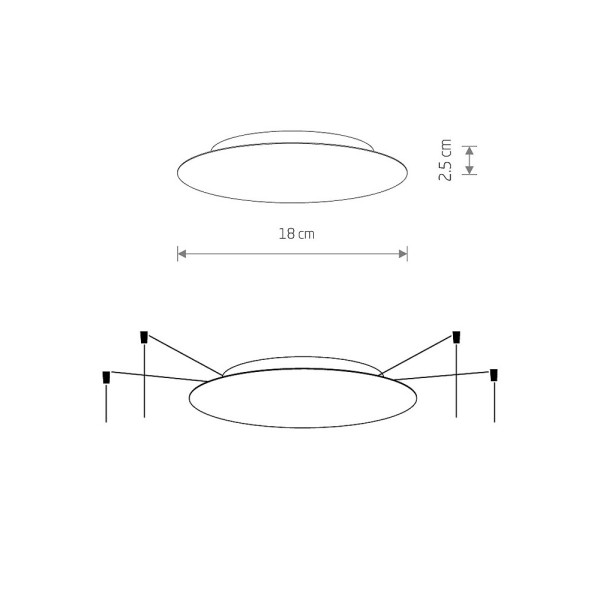 Основание Nowodvorski Cameleon 10264 Canopy A MINI 40W IP20 Gold - фото №2