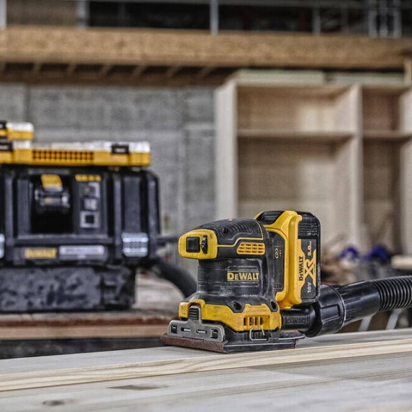 Вибрационная шлифмашина DeWALT DCW200N XR Li-Ion 18В 8000-13500об/мин - фото №5