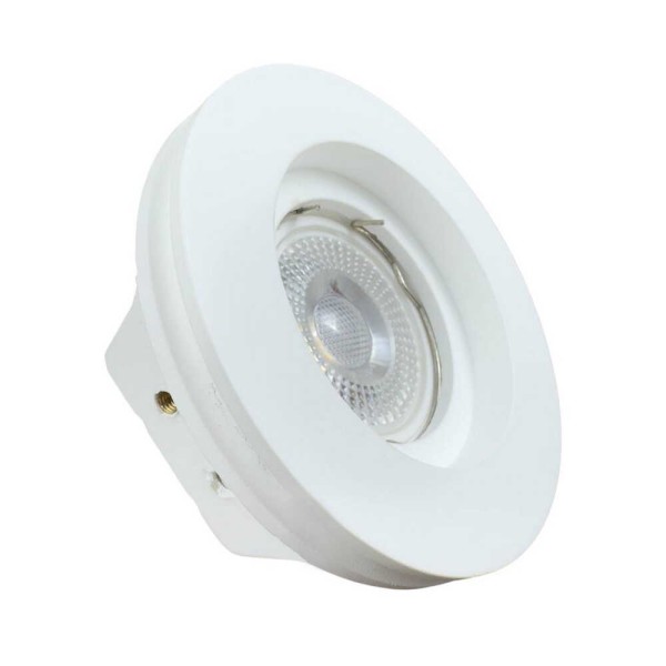 Светильник гипсовый точечный Violux AMBER GU10 IP20 белый (130009) - фото №2