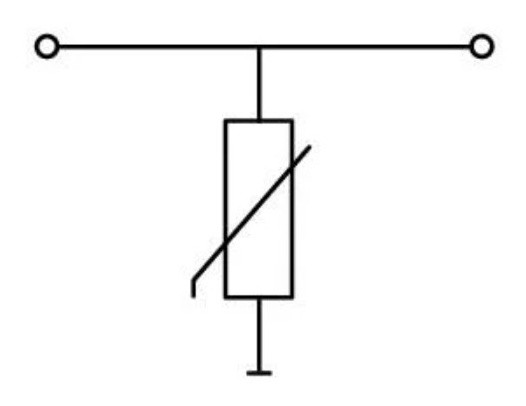 Компонентная клемма Wago 870-523/281-588 с варистором AC 10мм 230В - фото №2