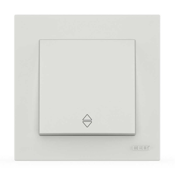 Выключатель EL-BI VEGA белый мат 1-кл проходной ( 510-016200-209 )