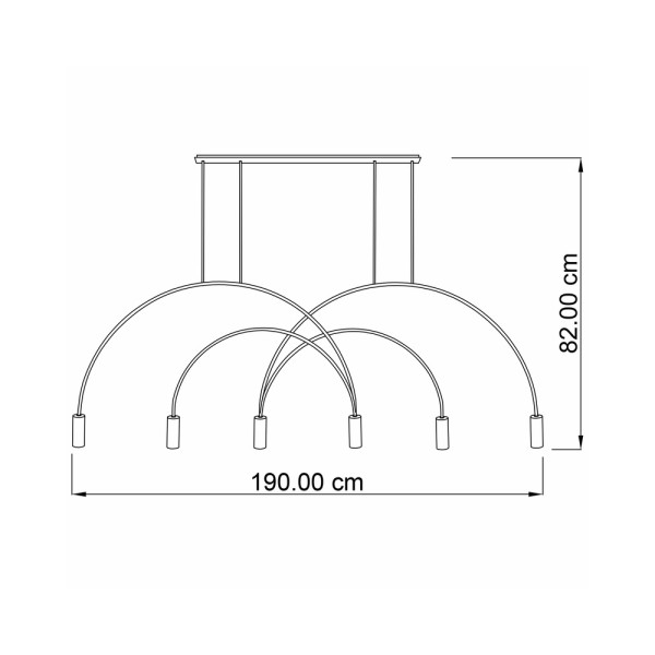 Люстра підвісна Imperium Light 1146190.05.12 Moon - фото №1