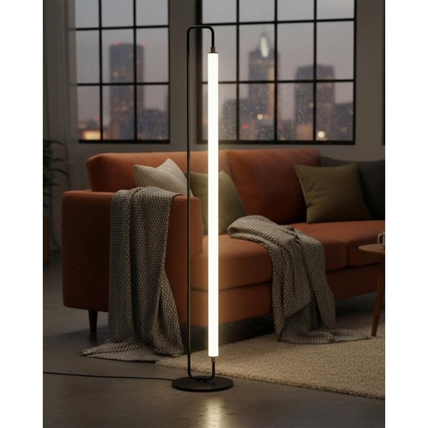 Торшер Goldlux 334008 Felicja LED 1x24W 4000K 3700Lm IP20 черный - фото №1