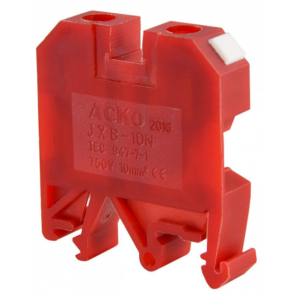 Клеммник Аско-Укрем JXB 10/35 красный (A0130010036) - фото №2