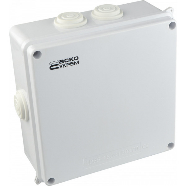 Распределительная коробка Аско-Укрем (TY-RA) 150x150x70мм (A0150170020) - фото №1