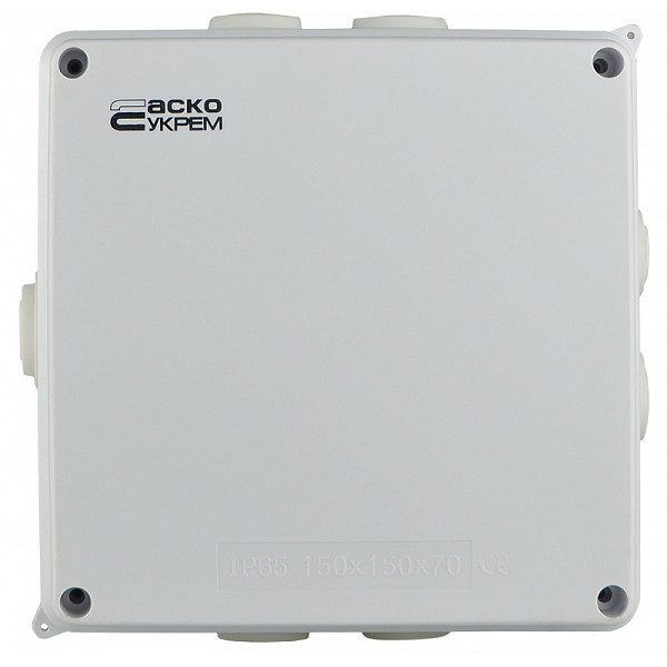 Распределительная коробка Аско-Укрем (TY-RA) 150x150x70мм (A0150170020) - фото №2