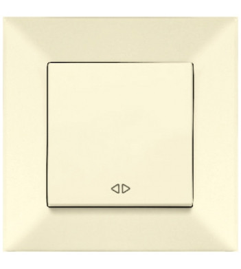 Вимикач перехресний Meridian, кремовий