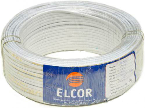 Провід ELCOR 110110 ШВВП 2х2,5 - фото №2