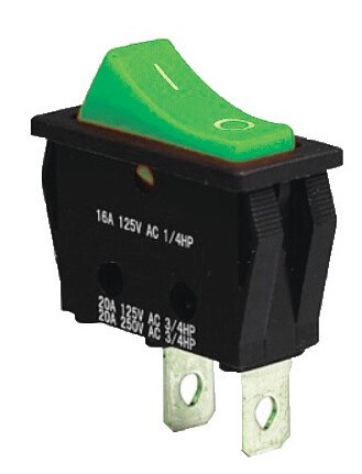 Переключатель TNSy KCD3-101 G/B зеленый (TNSy5500827)