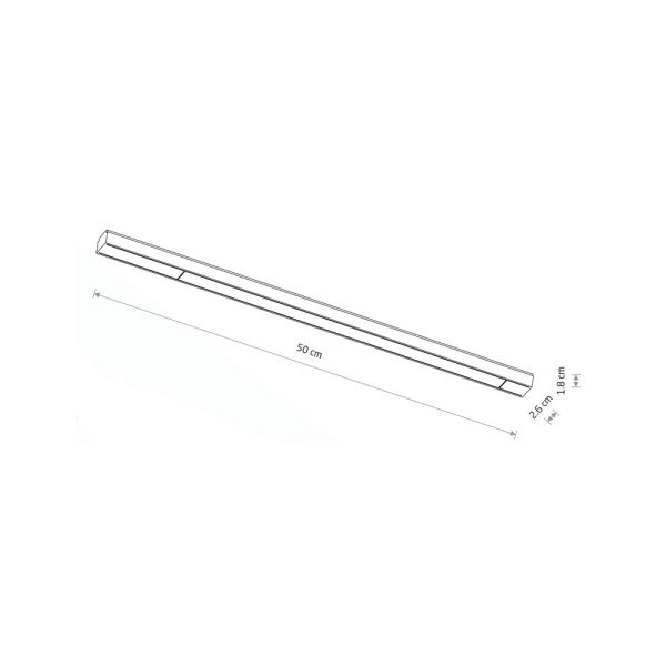 Магнітний трековий світильник Nowodvorski 11334 UT-LVM Line LED 1x18W 4000K 1500Lm IP20 чорний - фото №4