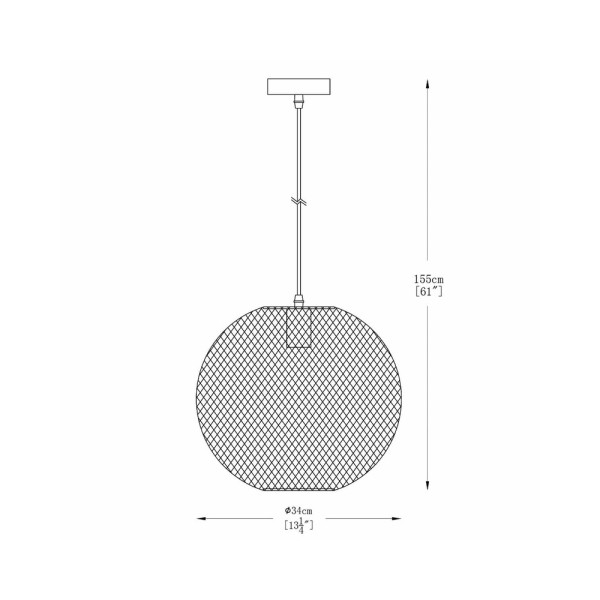 Люстра Zuma Line A8129L Orion E27 1x40W IP20 Чорна - фото №2