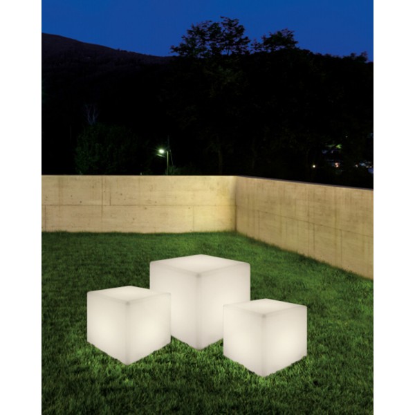 Вуличний світильник Nowodvorski 8965 Cumulus Cube L E27 1x25W IP44 білий - фото №2