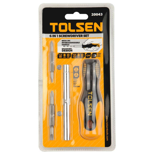 Викрутка "6в1" Tolsen (20043) - фото №3