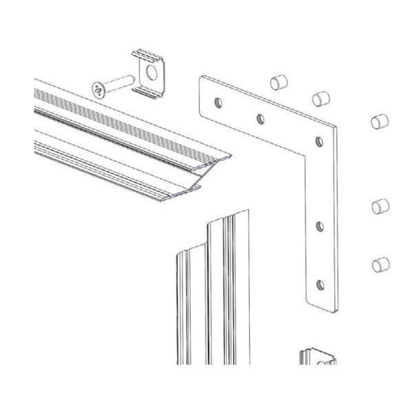 LED-профиль анодированный, 2 метра (ЛПС12_2) - фото №5