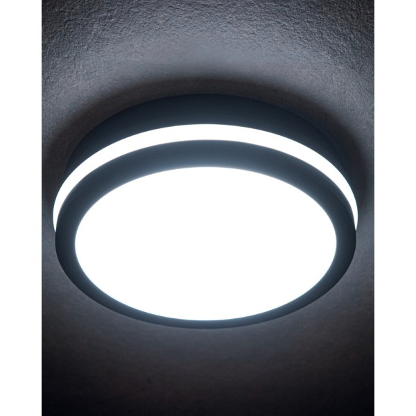 Вуличний світильник з датчиком руху Kanlux 38784 Beno LED 1x24W/30W 3000K/3500K/4000K 2850/3120/3050Lm IP65 графітовий - фото №3