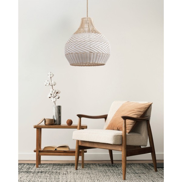 Подвесной светильник, люстра Goldlux 330444 Fuji XL E27 1x20W IP20 бежевый - фото №1