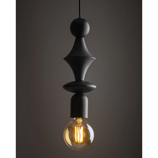 Підвісний світильник, люстра TK Lighting 10871 Tower E27 1x15W IP20 чорний - фото №1