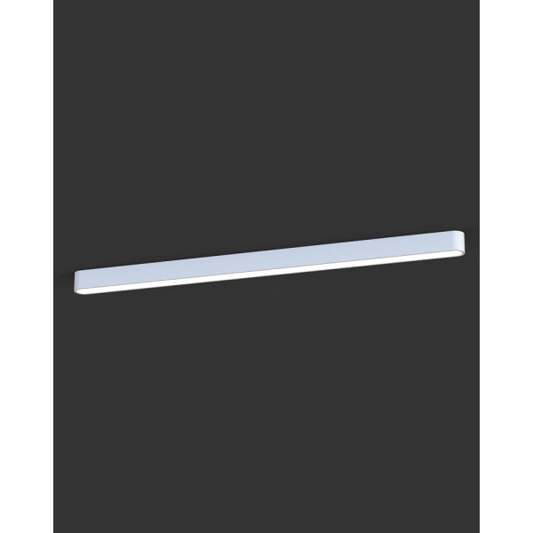 Потолочный светильник Nowodvorski 7536 Soft LED T8LED 1x22W 3000K 3200Lm IP20 белый - фото №2