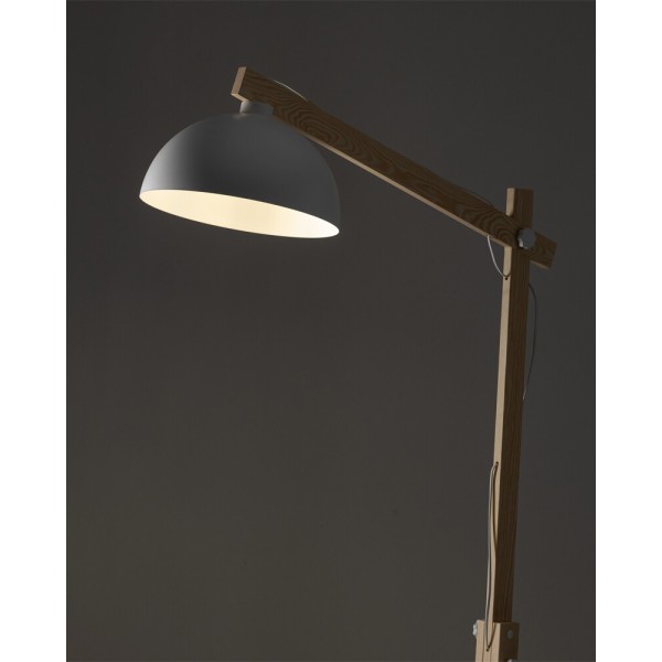 Торшер TK Lighting 5592 Oslo E27 1x15W IP20 белый - фото №1