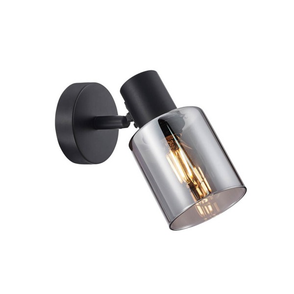 Бра, настенный светильник Italux SPL-65342-1-BK-SG Santia E14 1x40W IP20 черный