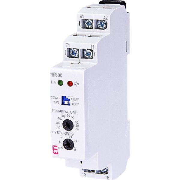 Термореле ETI 002471802 TER-3 С (+30...+70) 24-240 AC/DC (1x16A AC1)