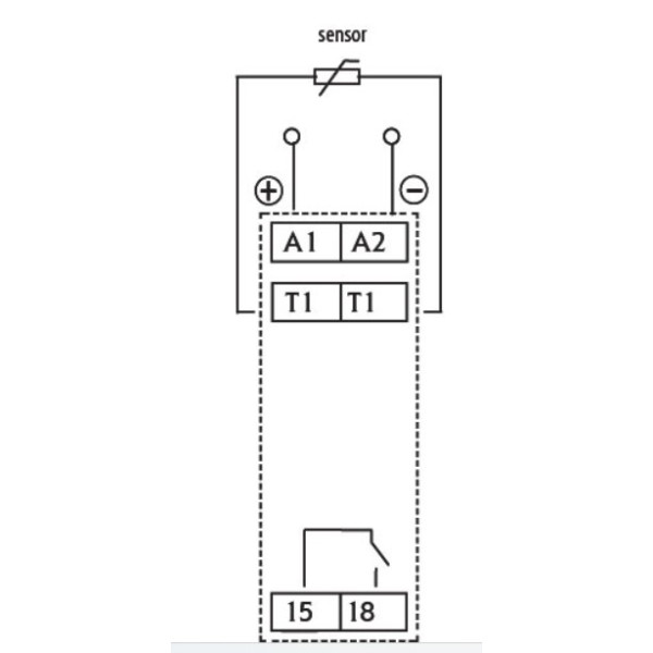 Термореле ETI 002471802 TER-3 С (+30...+70) 24-240 AC/DC (1x16A AC1) - фото №2