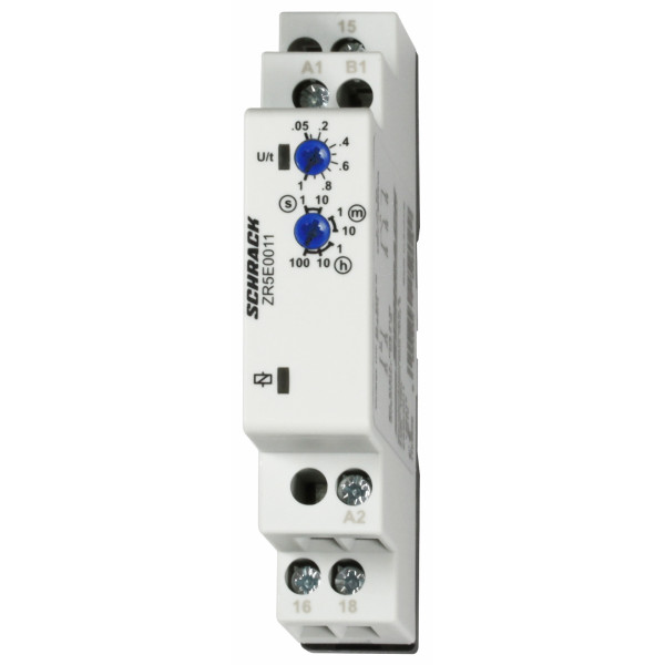 Однофункціональне реле часу із затримкою включення Schrack ZR5E0011 240В AC/DC 8А