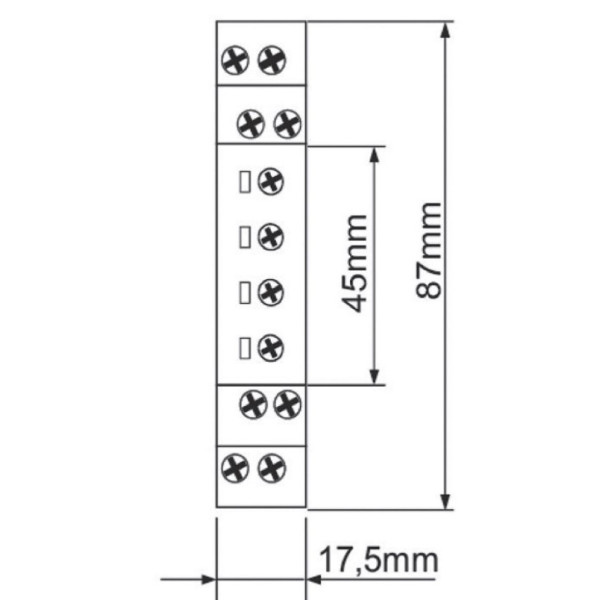 Однофункціональне реле часу із затримкою включення Schrack ZR5E0011 240В AC/DC 8А - фото №2