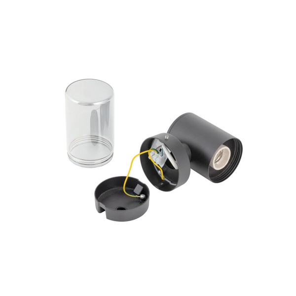 Вуличний світильник Nowodvorski 11371 Ida I E27 1x10W IP44 чорний - фото №4