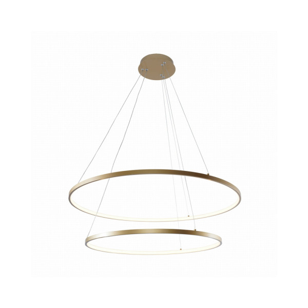 Підвісний світильник Zuma Line 2023200-GD Breno Led 2x60W 3000K/4000K/6000K 3200Lm IP20 Gold