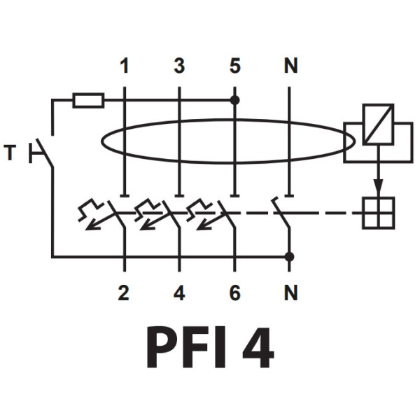 Диф автомат SEZ PFI4 C 40A/0,03A (PFI4C_40A/0,03A) - фото №2