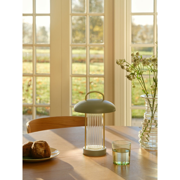 Настільна лампа з акумулятором Nordlux 2512505023 Mirano LED 1x3W 3000K 150Lm IP20 зелена - фото №1