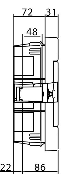 Щит встраиваемый 12 мод. с дверцей RAL9016 Ram Base, DKC - фото №1