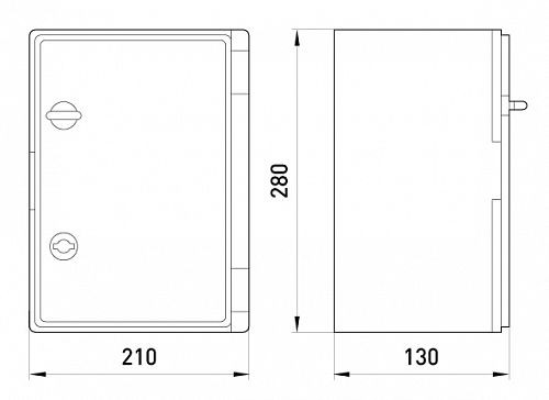 Бокс ударопрочный Enext e.plbox.210.280.130.blank - фото №6