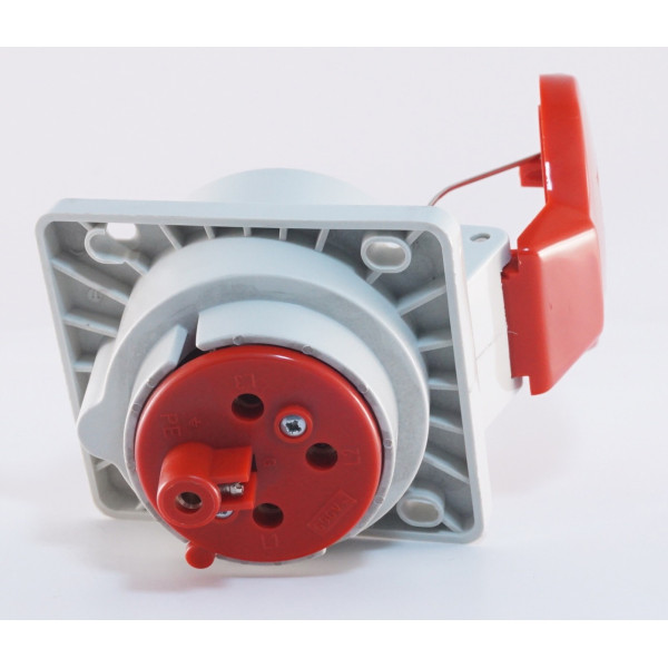 Наклонный силовой разъем WALTHER WL530406 (3p+PE) 32А IP44 - фото №4