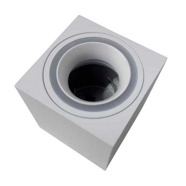 Cветильник точечный накладной MANHATTAN-L GU10 IP20 квадрат белый Violux ( 341001 ) - фото №3